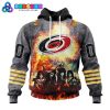 NHL Calgary Flames Special Mix KISS Band Design Hoodie