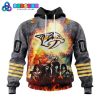 NHL New Jersey Devils Special Mix KISS Band Design Hoodie