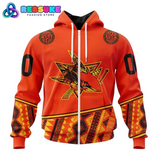 NHL San Jose Sharks Specialized National Day For Truth And Reconciliation Hoodie Sweatshirt