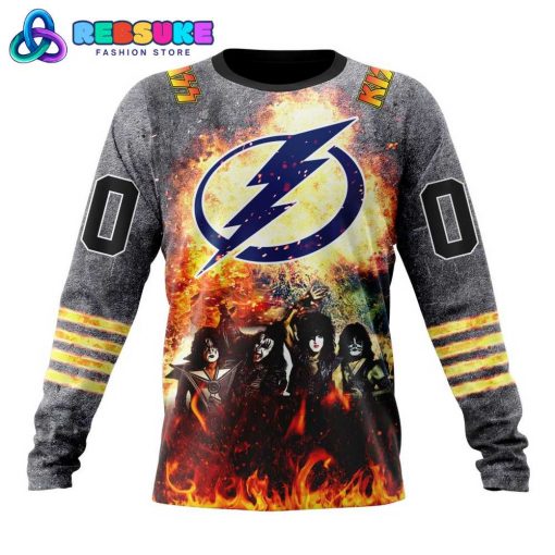 NHL Tampa Bay Lightning Special Mix KISS Band Design Hoodie
