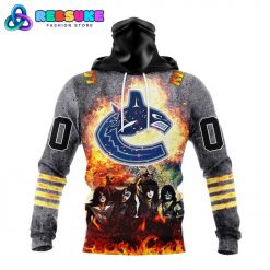 NHL Vancouver Canucks Special Mix KISS Band Design Hoodie