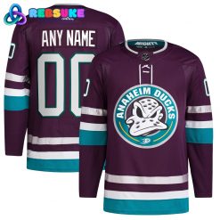 Anaheim Ducks Adidas Purple 30th Anniversary Primegreen Hockey Jersey