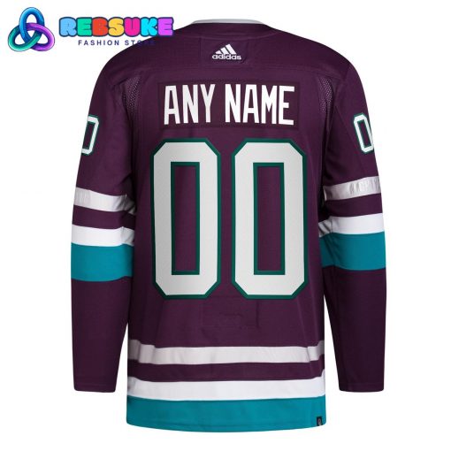 Anaheim Ducks Adidas Purple 30th Anniversary Primegreen Hockey Jersey