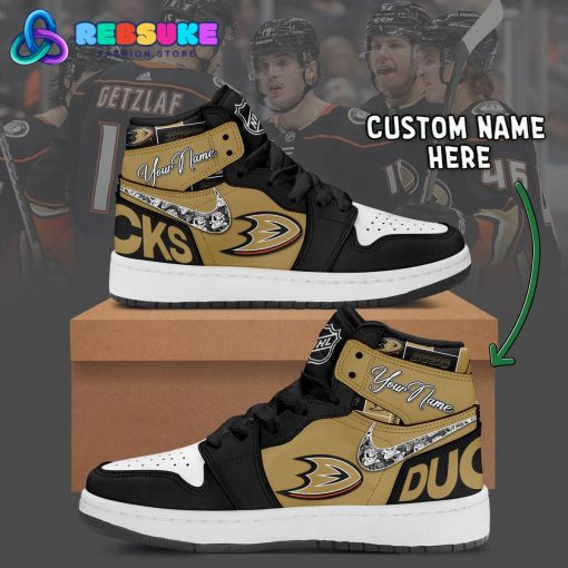 Anaheim Ducks NHL Customized Air Jordan 1