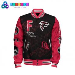 Atlanta Falcons 2024 NFL Pattern Baseball Jacket