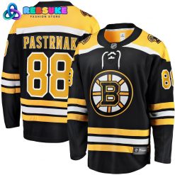 Boston Bruins David Pastrnak Fanatics Branded Black Home Hockey Jersey