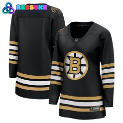 Boston Bruins Fanatics Branded Black 100th Anniversary Hockey Jersey