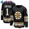 Boston Bruins Fanatics Branded Black 100th Anniversary Hockey Jersey