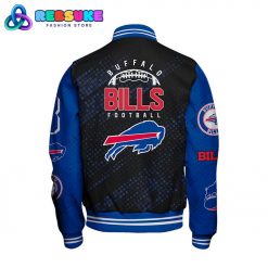Buffalo Bills 2024 NFL Pattern Baseball Jacket