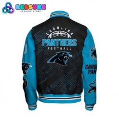Carolina Panthers 2024 NFL Pattern Baseball Jacket