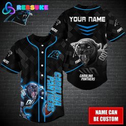 Carolina Panthers NFL Custom Name Baseball Jersey