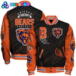 Chicago Bears 2024 NFL Pattern Varsity Jacket
