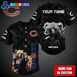 Chicago Bears NFL Custom Name Baseball Jersey