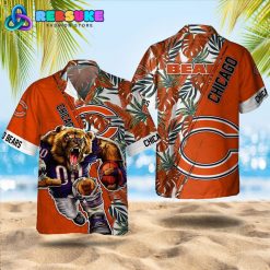 Chicago Bears NFL Floral Summer Hawaiian Shirt