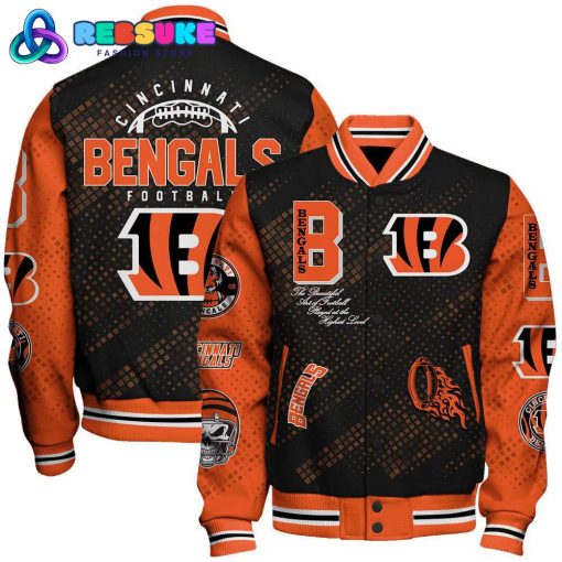 Cincinnati Bengals 2024 NFL Pattern Varsity Jacket