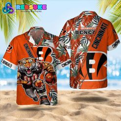 Cincinnati Bengals NFL Floral Summer Hawaiian Shirt