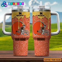 Cleveland Browns NFL Customized 40 oz Stanley Tumbler