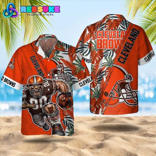 Cleveland Browns NFL Floral Summer Hawaiian Shirt