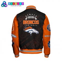Denver Broncos 2024 NFL Pattern Baseball Jacket