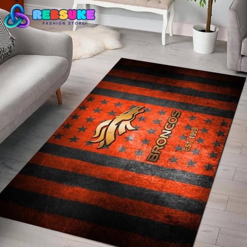 Denver Broncos NFL 2024 Rug Carpet