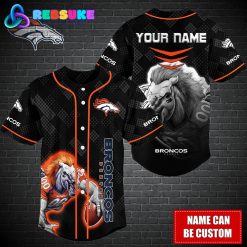 Denver Broncos NFL Custom Name Baseball Jersey