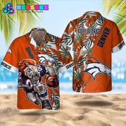 Denver Broncos NFL Floral Summer Hawaiian Shirt