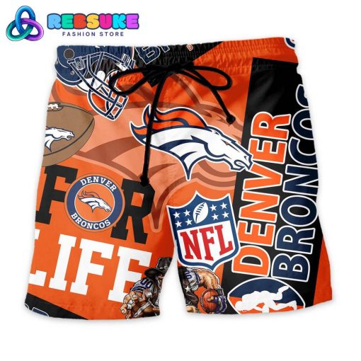 Denver Broncos NFL Summer Hawaiian Shirt And Short