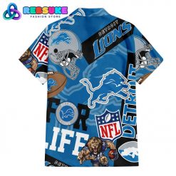 Detroit Lions NFL Summer Hawaiian Shirt And Short