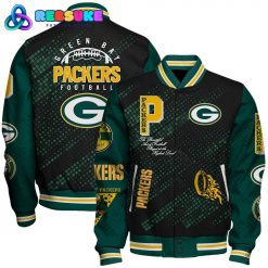 Green Bay Packers 2024 NFL Pattern Baseball Jacket