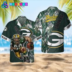Green Bay Packers NFL Floral Summer Hawaiian Shirt