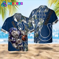 Indianapolis Colts NFL Floral Summer Hawaiian Shirt