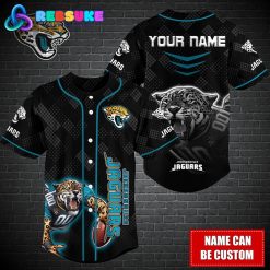 Jacksonville Jaguars NFL Custom Name Baseball Jersey