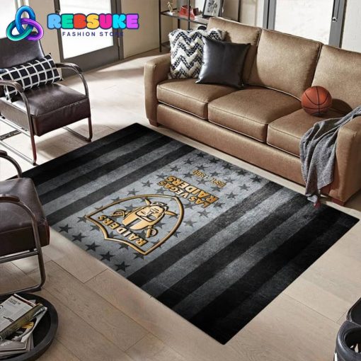 Las Vegas Raiders NFL 2024 Rug Carpet