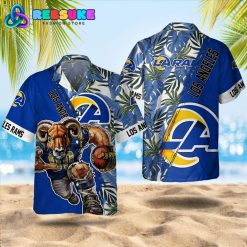 Los Angeles Rams NFL Floral Summer Hawaiian Shirt
