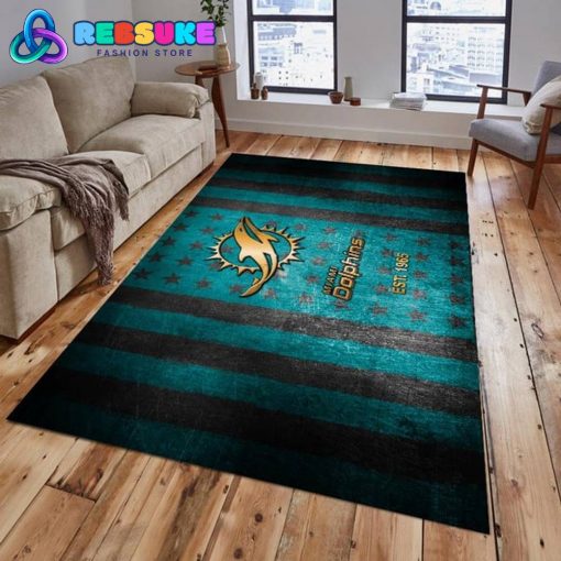 Miami Dolphins NFL 2024 Rug Carpet