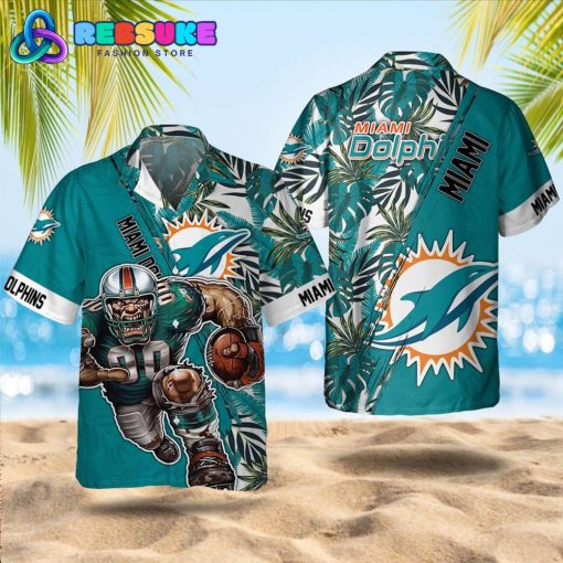Miami Dolphins NFL Floral Summer Hawaiian Shirt