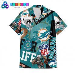Miami Dolphins NFL Summer Hawaiian Shirt And Short