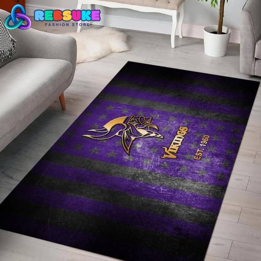 Minnesota Vikings NFL 2024 Rug Carpet