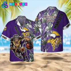 Minnesota Vikings NFL Floral Summer Hawaiian Shirt
