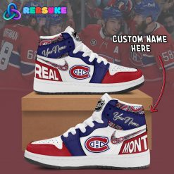 Montreal Canadiens NHL Customized Air Jordan 1