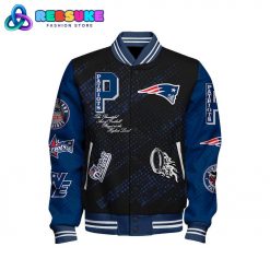 New England Patriots 2024 NFL Pattern Varsity Jacket