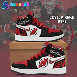 New Jersey Devils NHL Customized Air Jordan 1