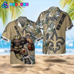 New Orleans Saints NFL Floral Summer Hawaiian Shirt