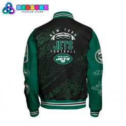 New York Jets 2024 NFL Pattern Baseball Jacket