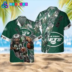 New York Jets NFL Floral Summer Hawaiian Shirt
