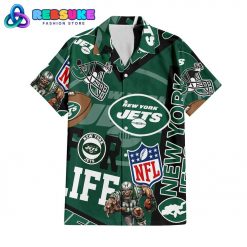 New York Jets NFL Summer Hawaiian Shirt And Short