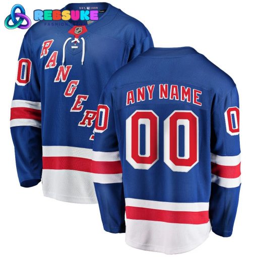 New York Rangers Fanatics Branded Blue Home Breakaway Hockey Jersey