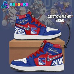 New York Rangers NHL Customized Air Jordan 1
