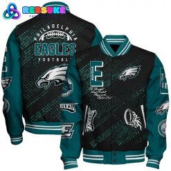 Philadelphia Eagles 2024 NFL Pattern Varsity Jacket