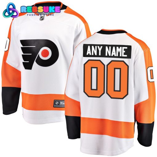 Philadelphia Flyers Fanatics Branded White Away Hockey Jersey